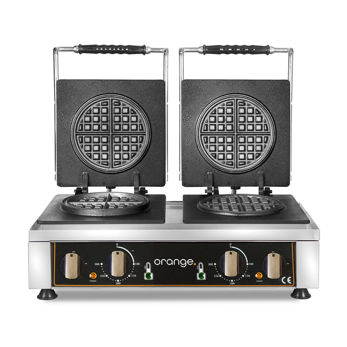 orange Waffeleisen American 2x (Ø 16 x 1 5cm)