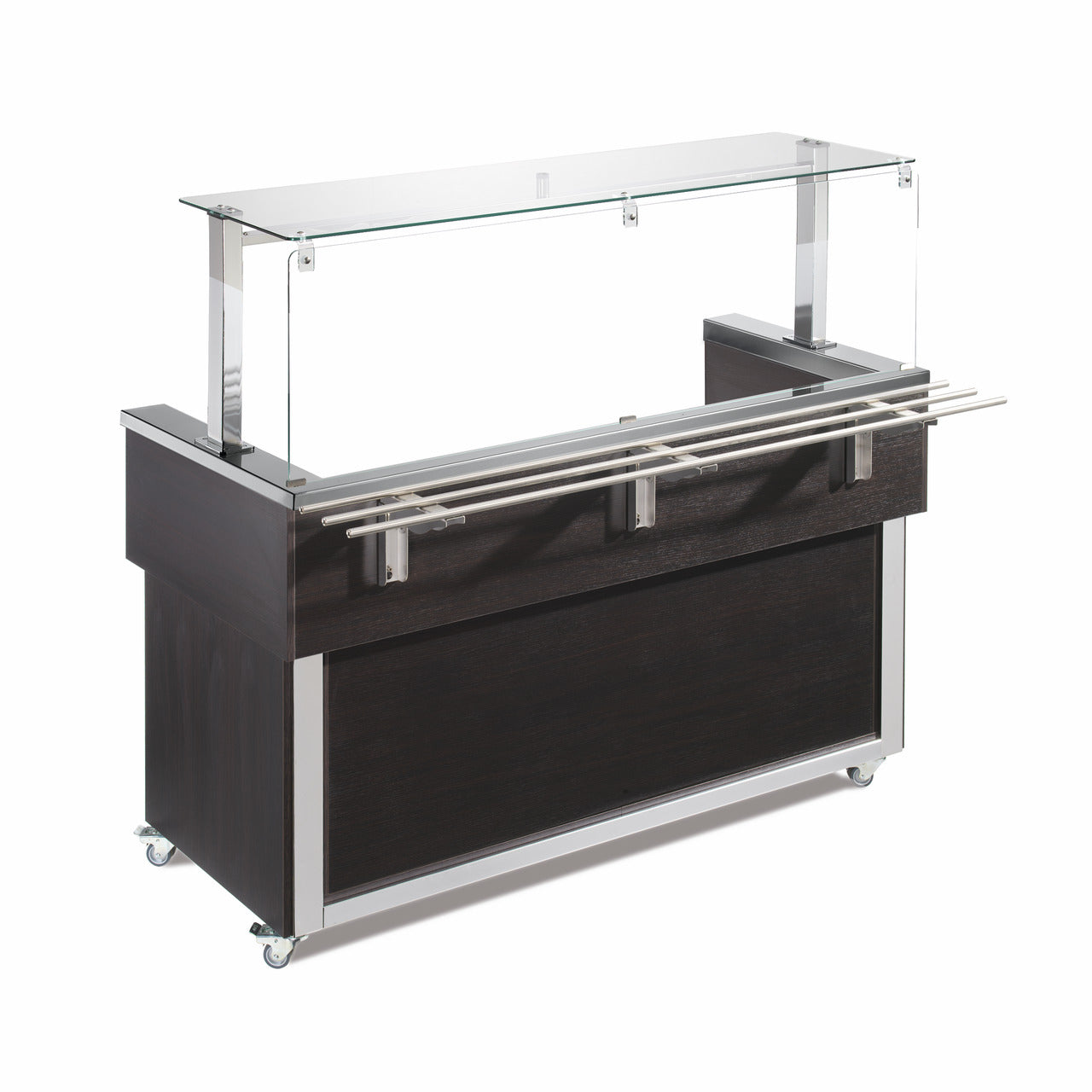 orange Ausgabe-Anfahrelement 1819 mm LED-Beleuchtung Vollverkleidung Wenge