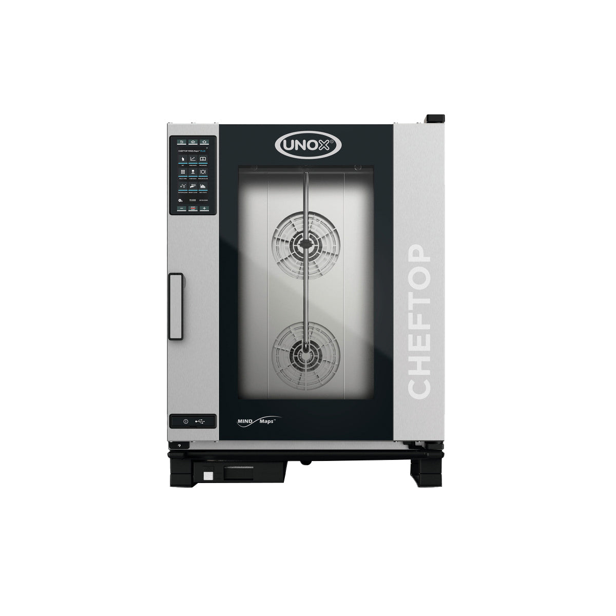 Unox Kombidämpfer CHEFTOP, 10 GN 1/1,  Rechtsanschlag, Betriebstemperatur 300°C