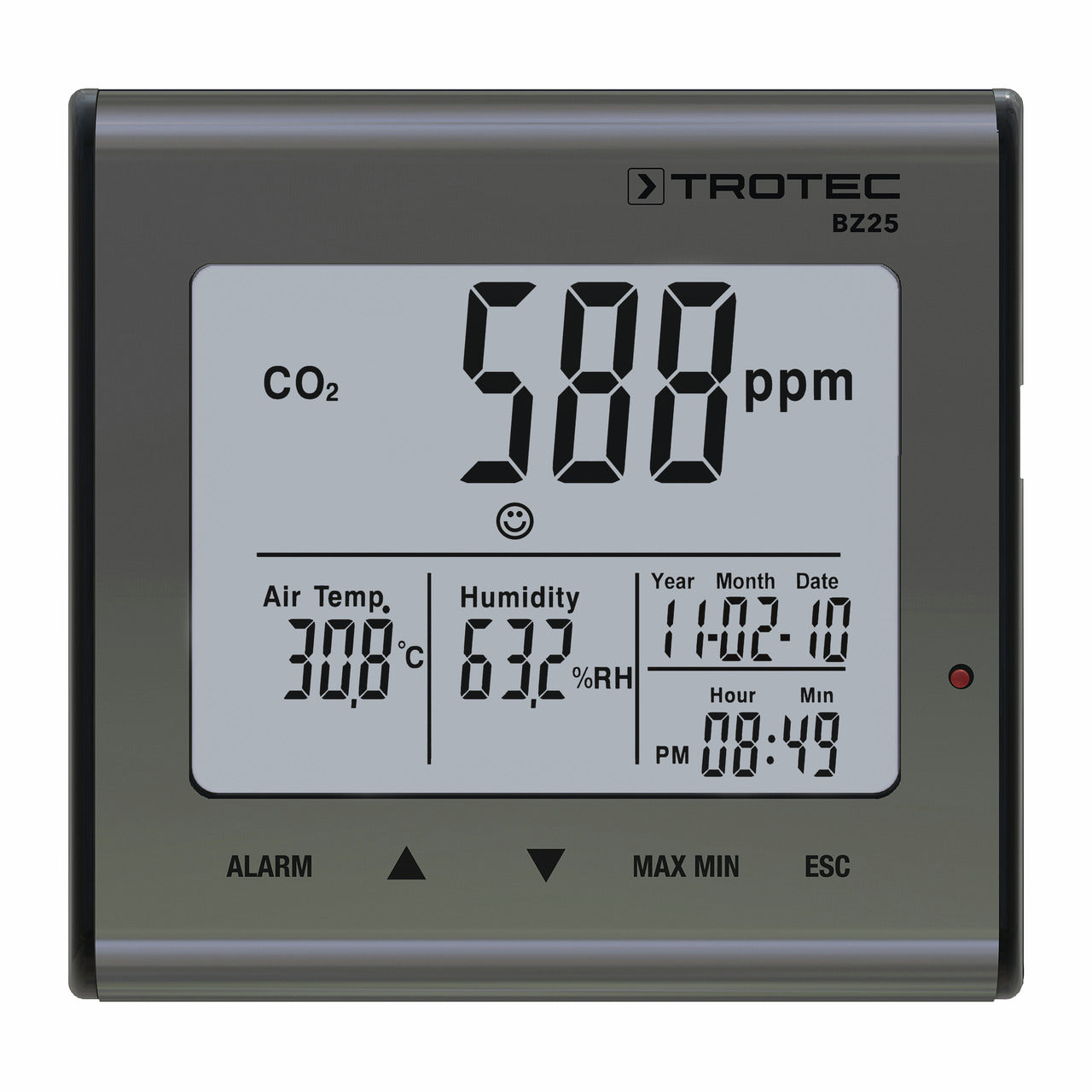 orange CO₂-Luftqualitätsmonitor BZ25